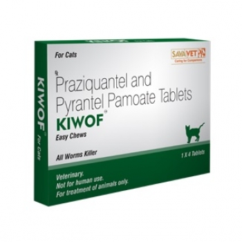 Kiwof ( Cat Dewormer - Chewawable Tablets )