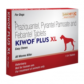 KIWOF PLUS XL (DEWORMER FOR LARGE AND EXTRA LARGE DOGS)